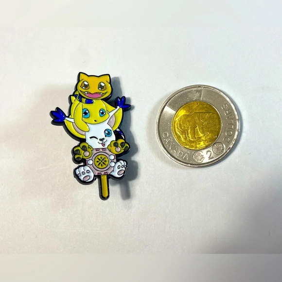 Digimon - The Crest of Light w/ Nyarmon, Salamon & Gatomon - 💗 - Picture 3 of 5